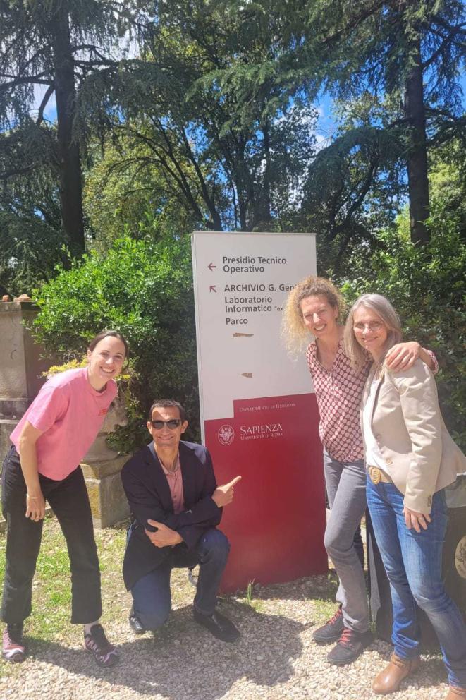 Visite à Sapienza (Rome)