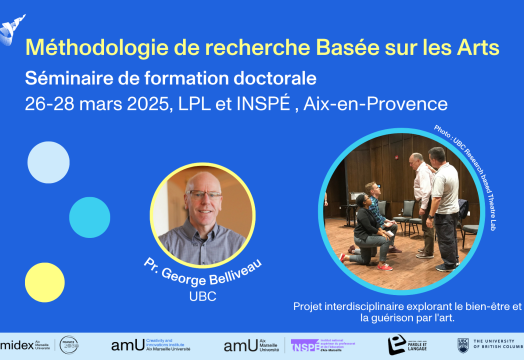 visuel de l'événement Méthodologie de recherche basée sur les arts 